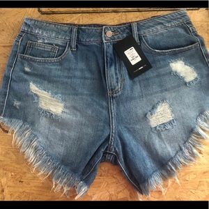 Fashion Nova denim shorts